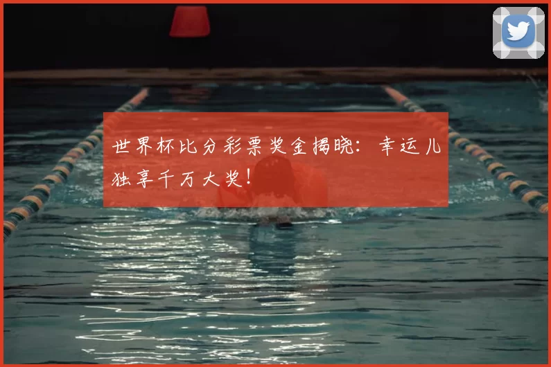 世界杯比分彩票奖金揭晓:幸运儿独享千万大奖!