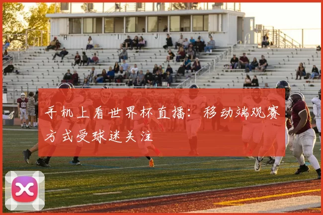 手机上看世界杯直播:移动端观赛方式受球迷关注